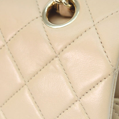 Chanel Beige Lamb Gold Quilted 25 Shoulder — view 7