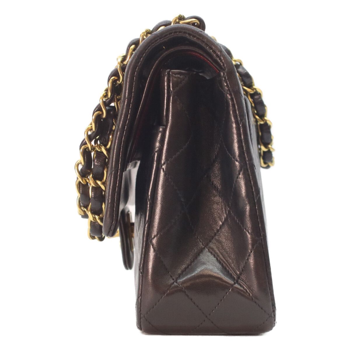 Chanel Black Lamb Gold Quilted 25 Shoulder — view 2