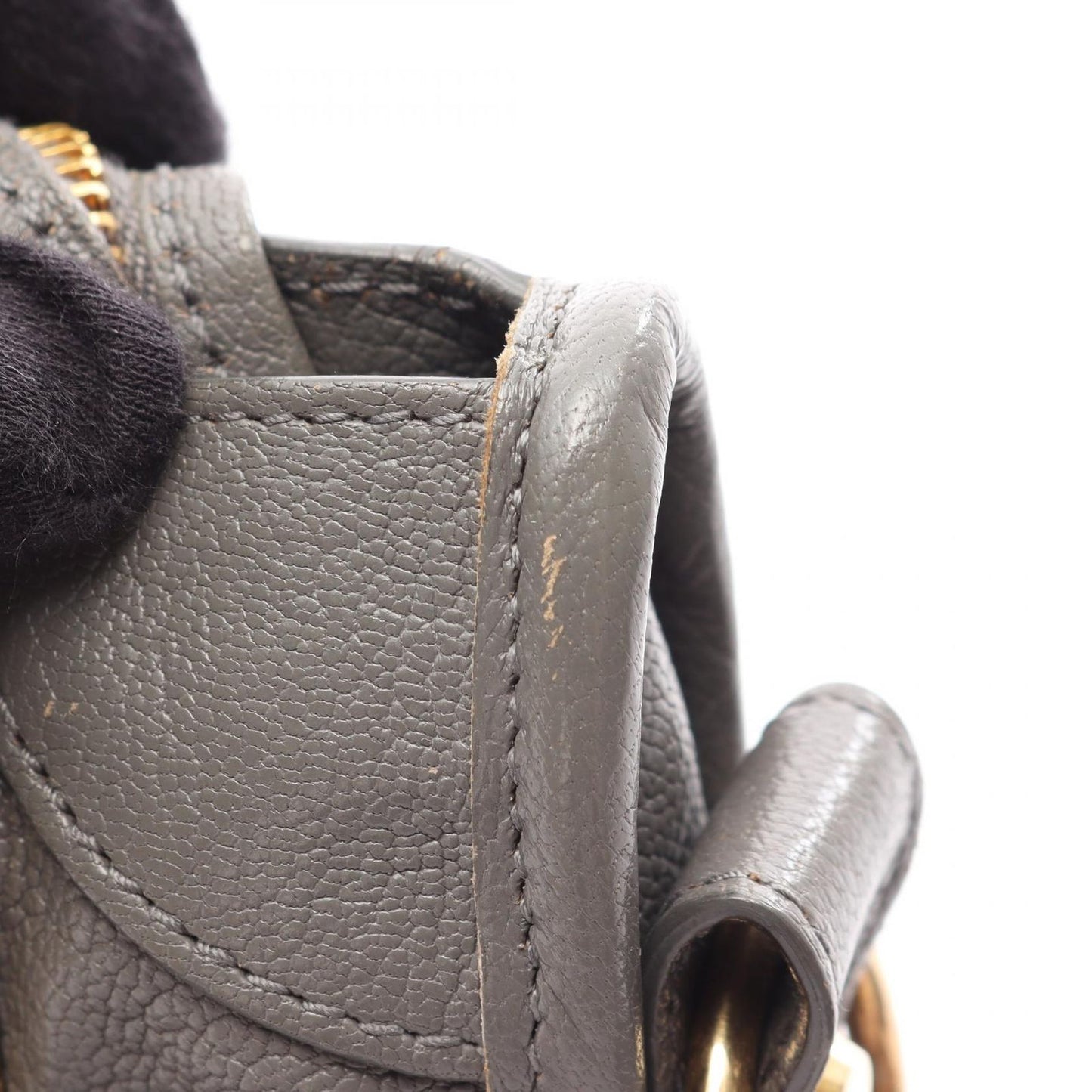 Balenciaga Handbag Classic Metallic Edge Mini City 2-Way Gray Leather — view 6