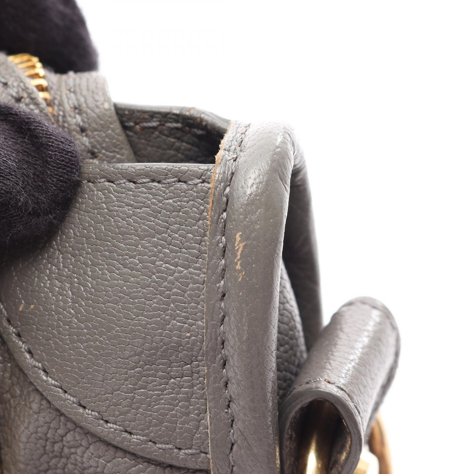 Balenciaga Handbag Classic Metallic Edge Mini City 2-Way Gray Leather — view 6