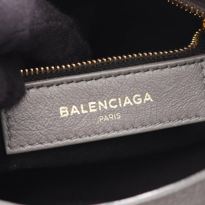 Balenciaga Handbag Classic Metallic Edge Mini City 2-Way Gray Leather — view 4
