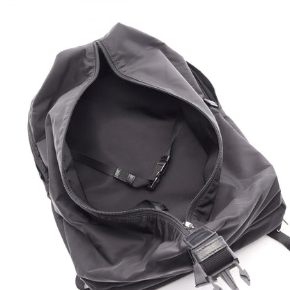 Prada Backpack Tessuto Black Nylon Saffiano Leather — view 4