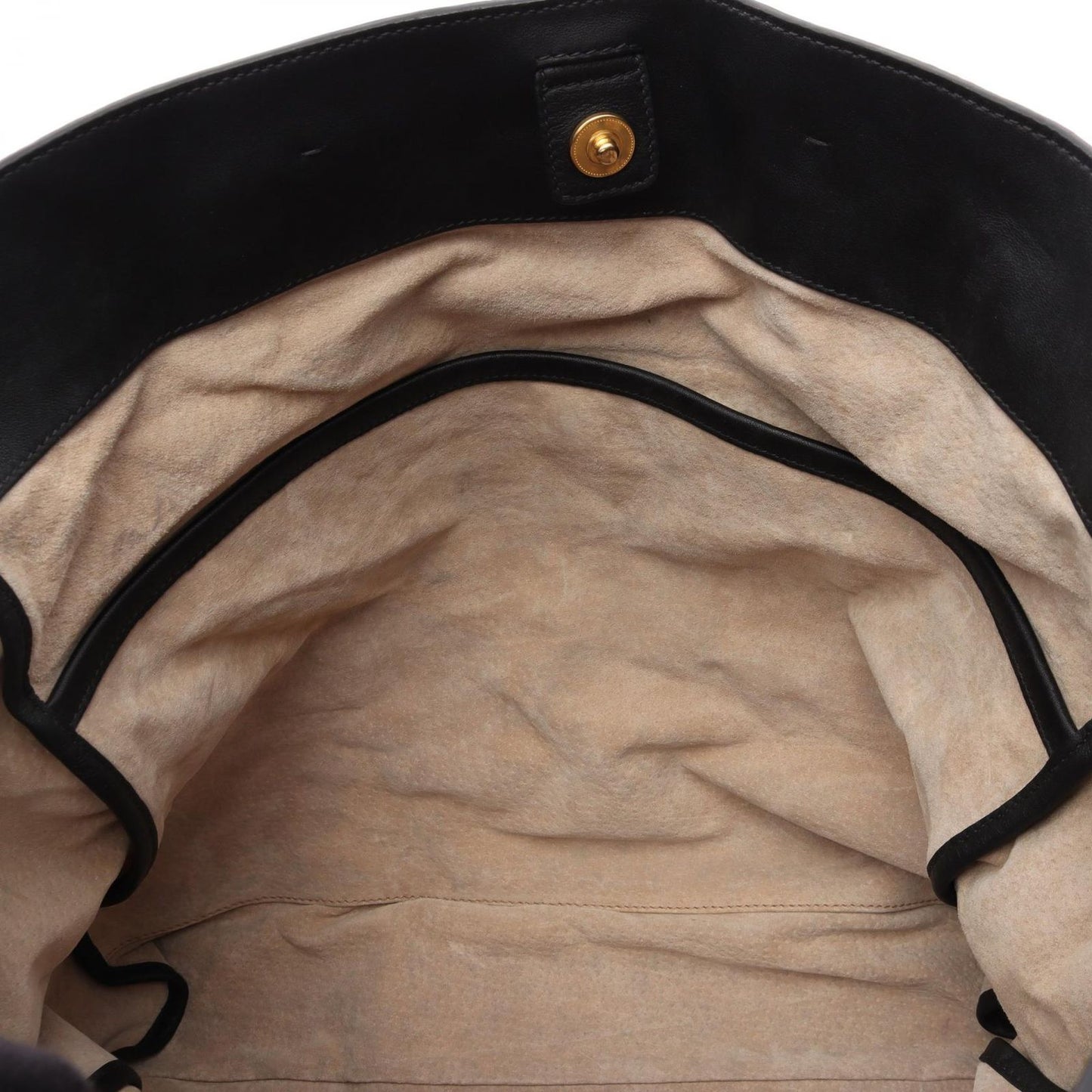 Prada Tote Soft Calf 2-Way Black Leather — view 6