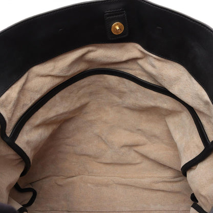 Prada Tote Soft Calf 2-Way Black Leather — view 6