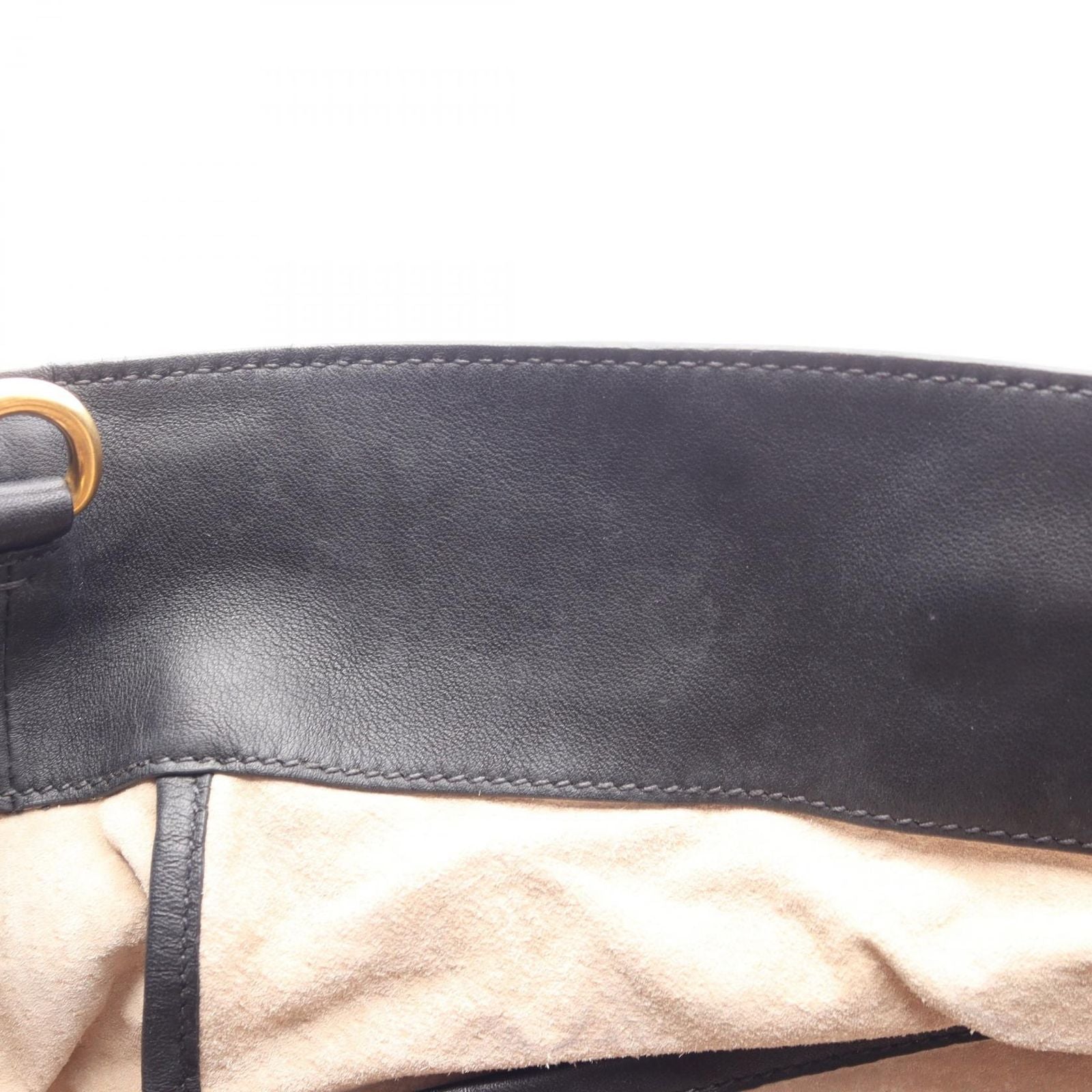 Prada Tote Soft Calf 2-Way Black Leather — view 9
