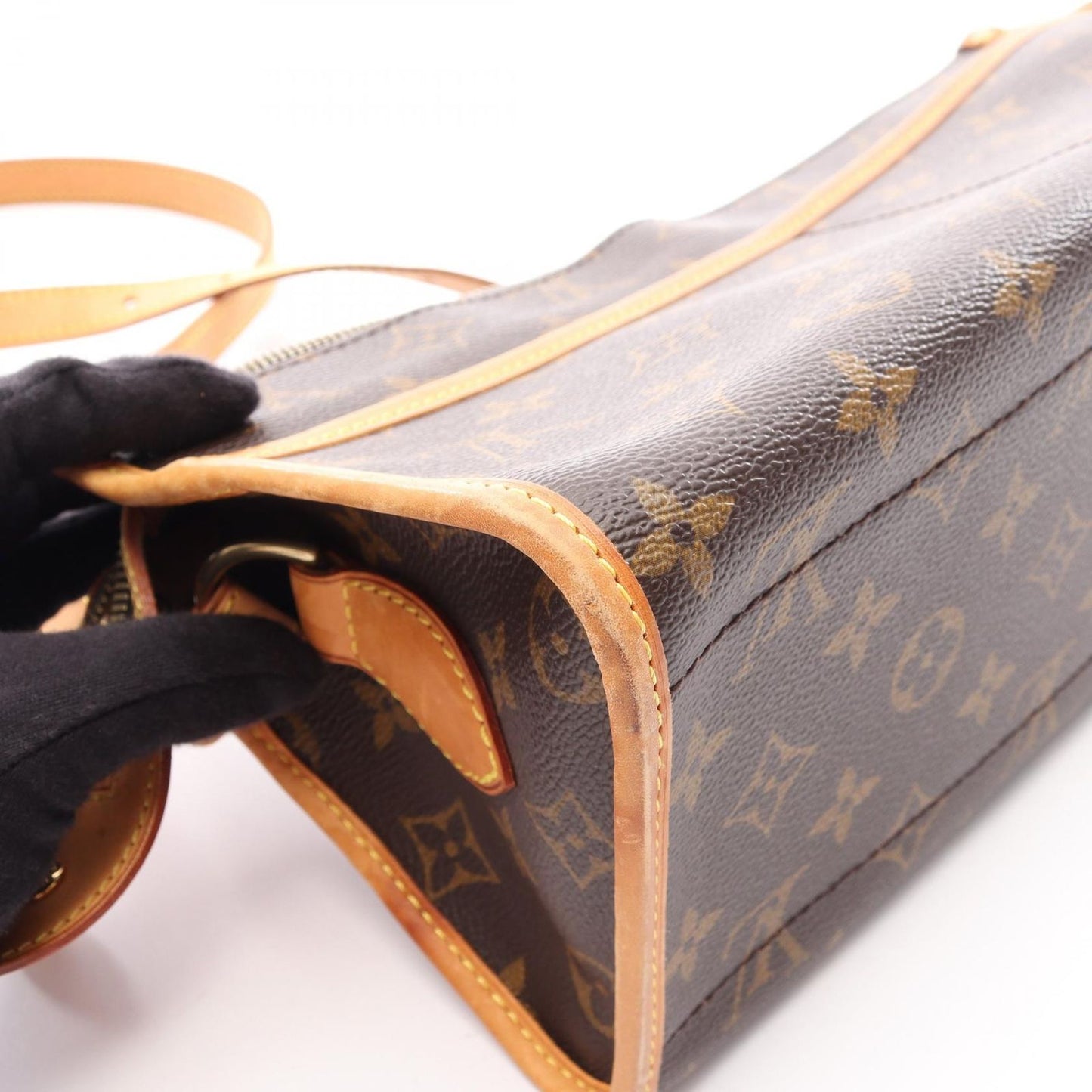 Louis Vuitton Shoulder Bag Popincourt Long Monogram Canvas Leather — view 6