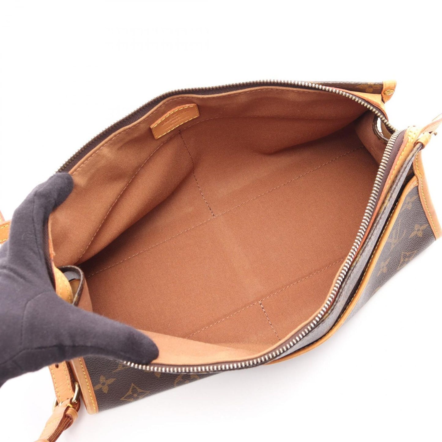 Louis Vuitton Shoulder Bag Popincourt Long Monogram Canvas Leather — view 3