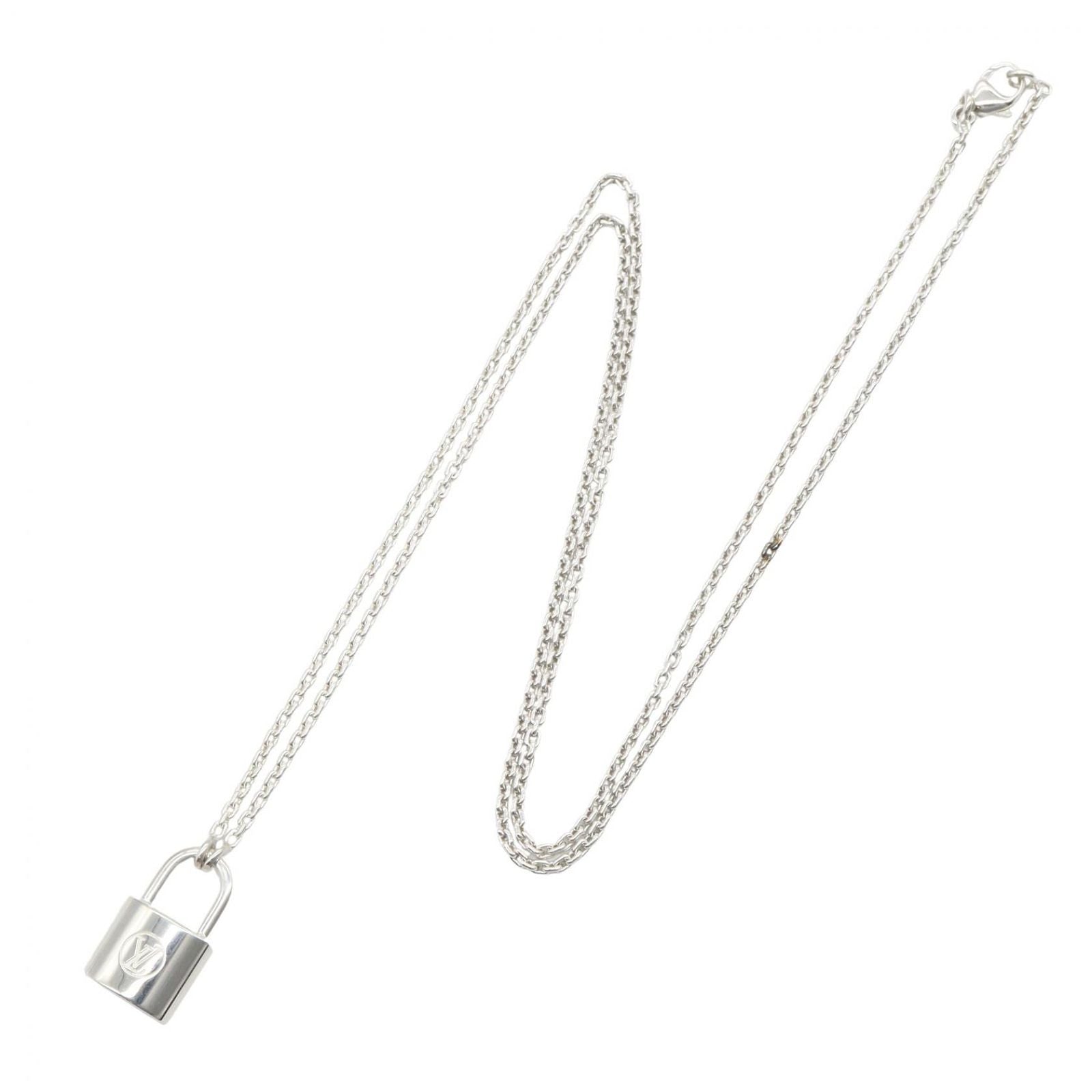 Louis Vuitton Necklace Pendentif Lockit 49.5 cm 925 Sterling Silver — view 2