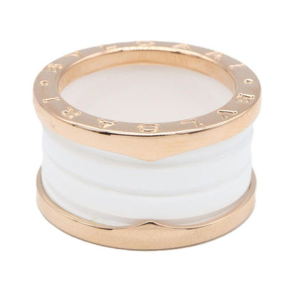 Bvlgari Ring B-zero One Band Ceramic 18k Pink Gold — view 2