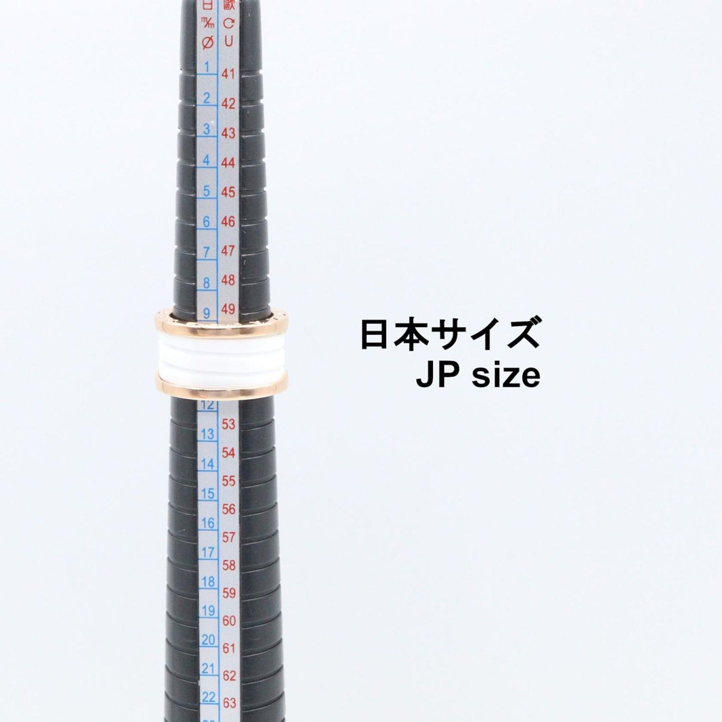 Bvlgari Ring B-zero One Band Ceramic 18k Pink Gold — view 5