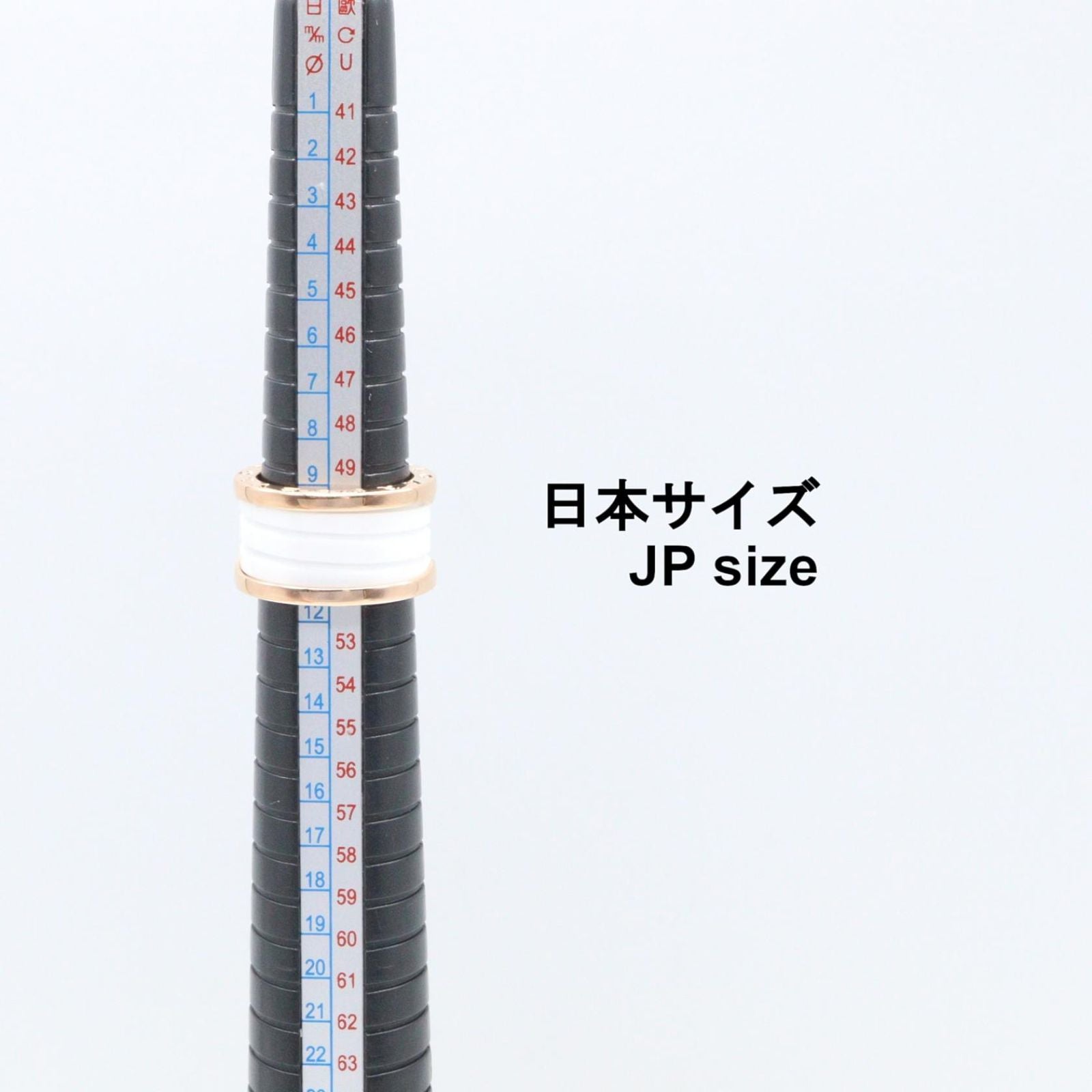 Bvlgari Ring B-zero One Band Ceramic 18k Pink Gold — view 5