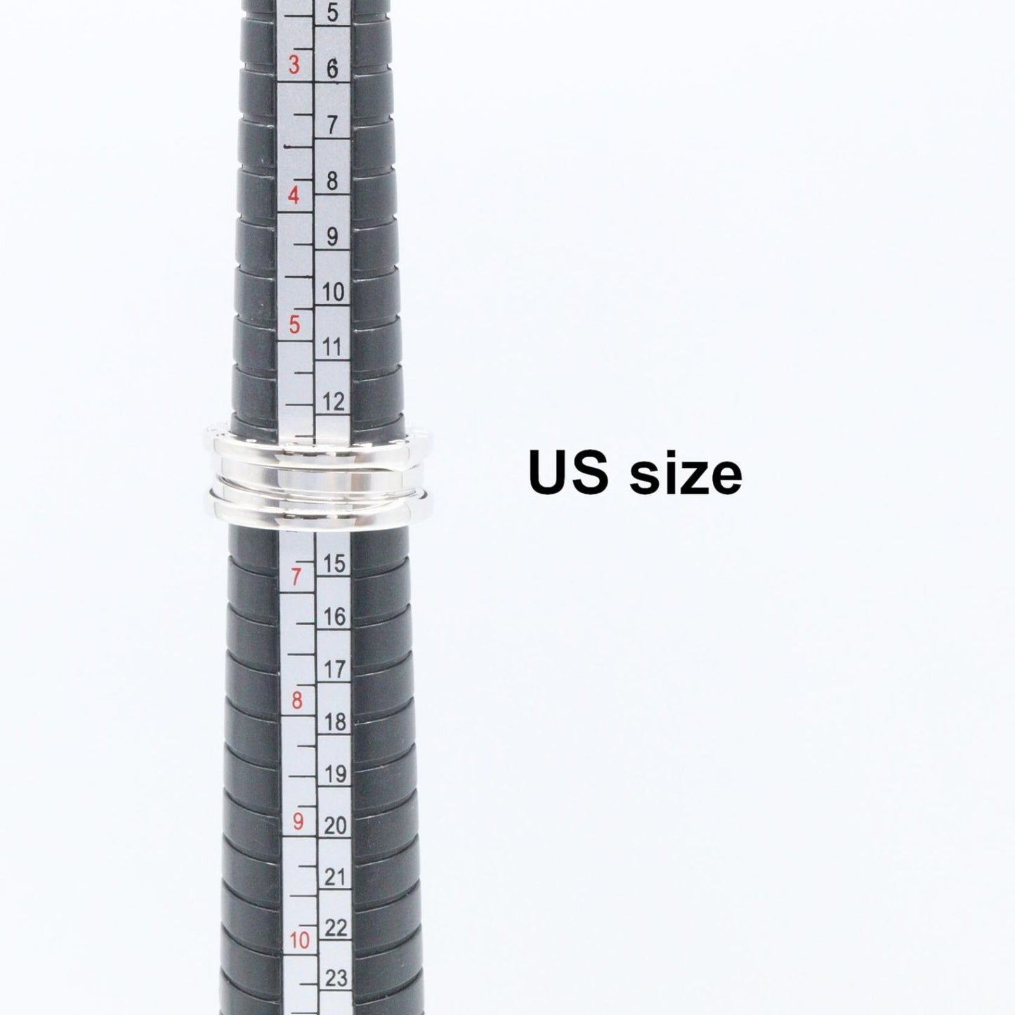 Bvlgari Ring B-zero One Band 18k White Gold — view 7