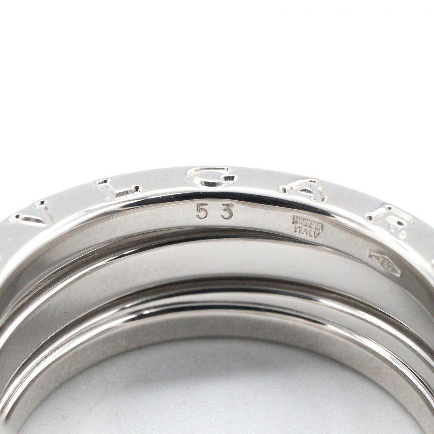 Bvlgari Ring B-zero One Band 18k White Gold — view 5