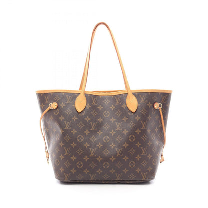Louis Vuitton Tote Neverfull MM Monogram Canvas Leather