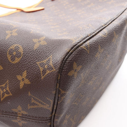 Louis Vuitton Tote Neverfull MM Monogram Canvas Leather — view 9
