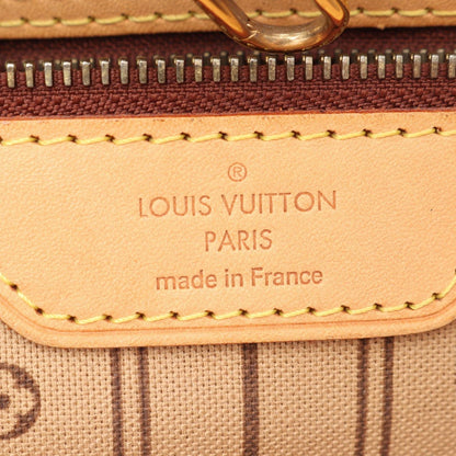 Louis Vuitton Tote Neverfull MM Monogram Canvas Leather — view 4