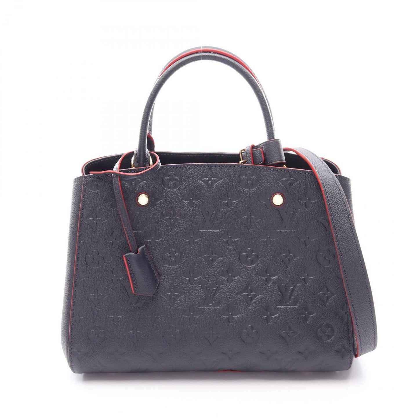 Louis Vuitton Handbag Montaigne MM 2-Way Marine Leather