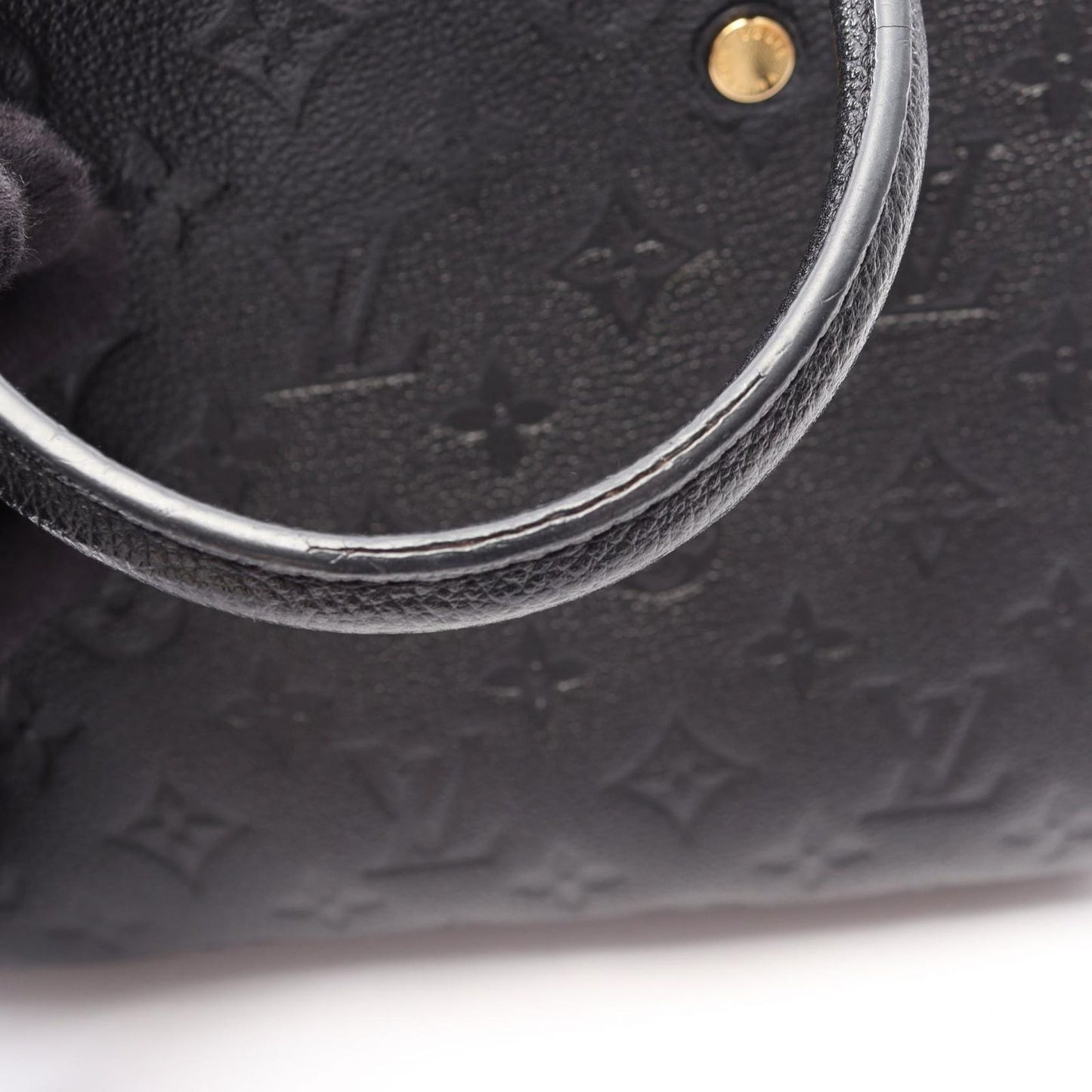 Louis Vuitton Handbag Montaigne BB 2-Way Noir Leather — view 8