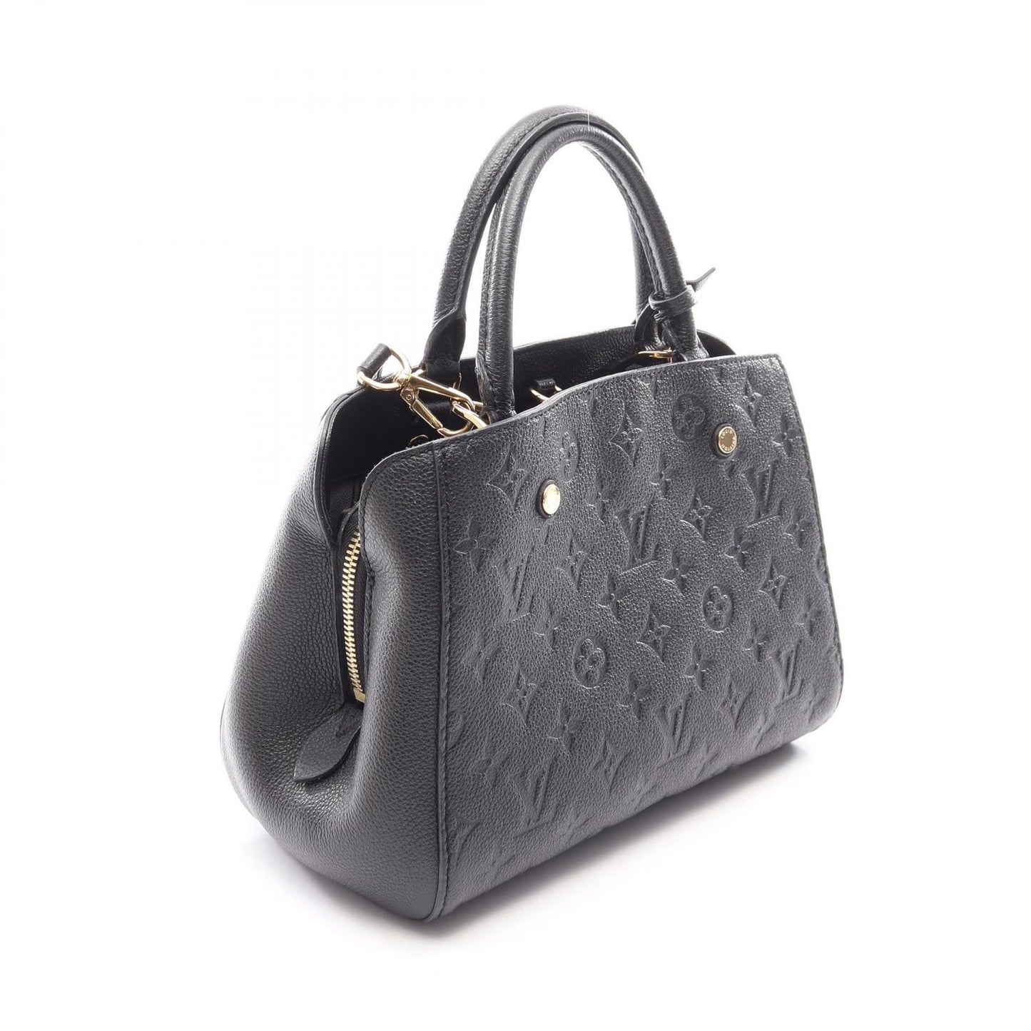 Louis Vuitton Handbag Montaigne BB 2-Way Noir Leather — view 2