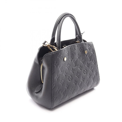 Louis Vuitton Handbag Montaigne BB 2-Way Noir Leather — view 2