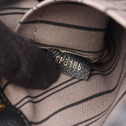 Louis Vuitton Handbag Montaigne BB 2-Way Noir Leather — view 5