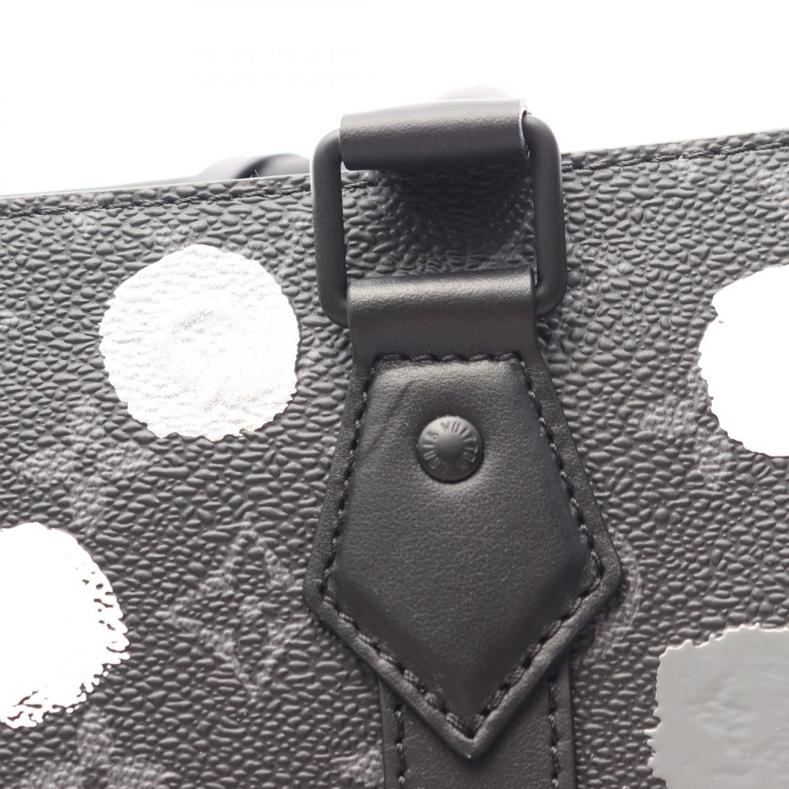 Louis Vuitton Tote Bag Yayoi Kusama 2-Way Canvas Leather LV Yk Sac Plat — view 5