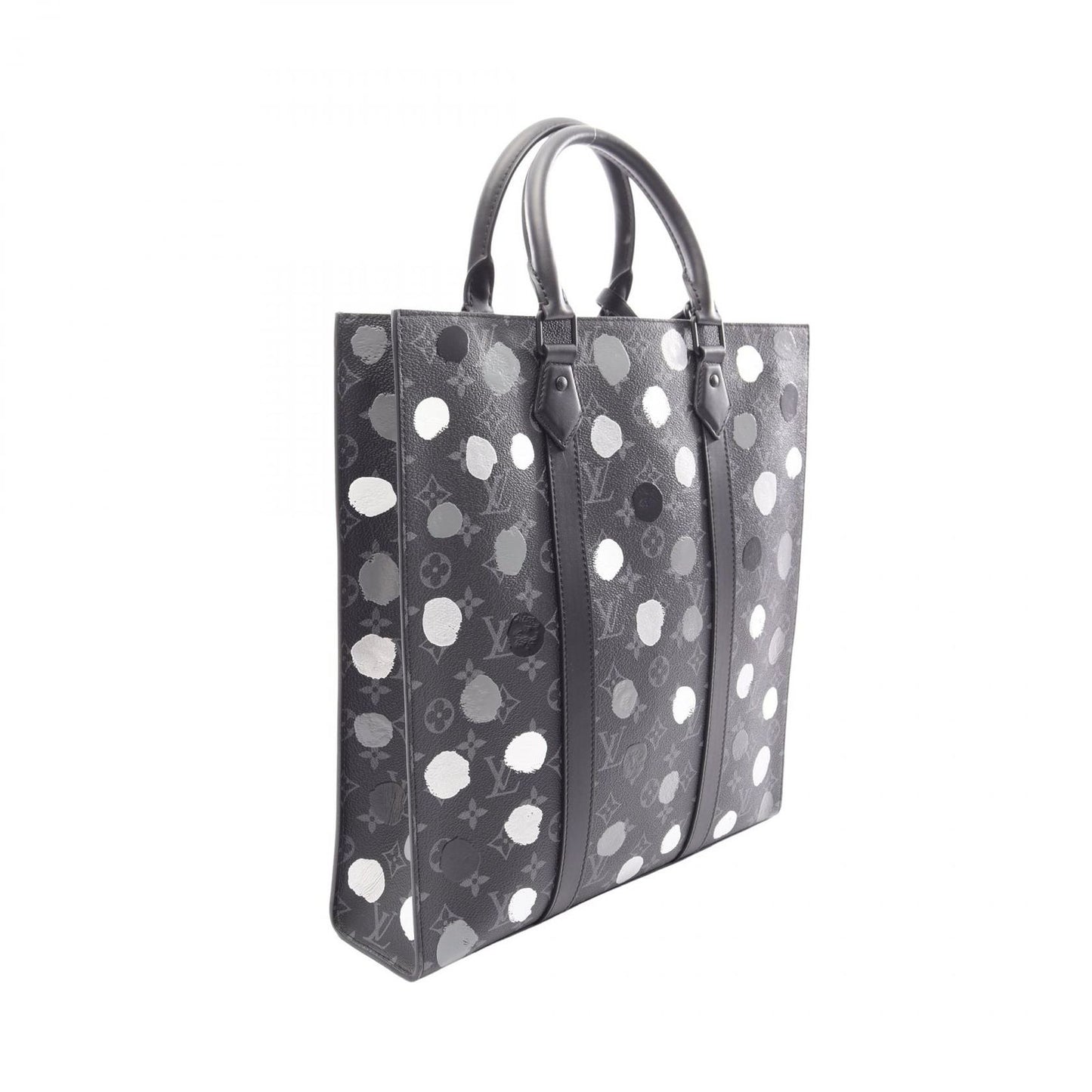 Louis Vuitton Tote Bag Yayoi Kusama 2-Way Canvas Leather LV Yk Sac Plat — view 2