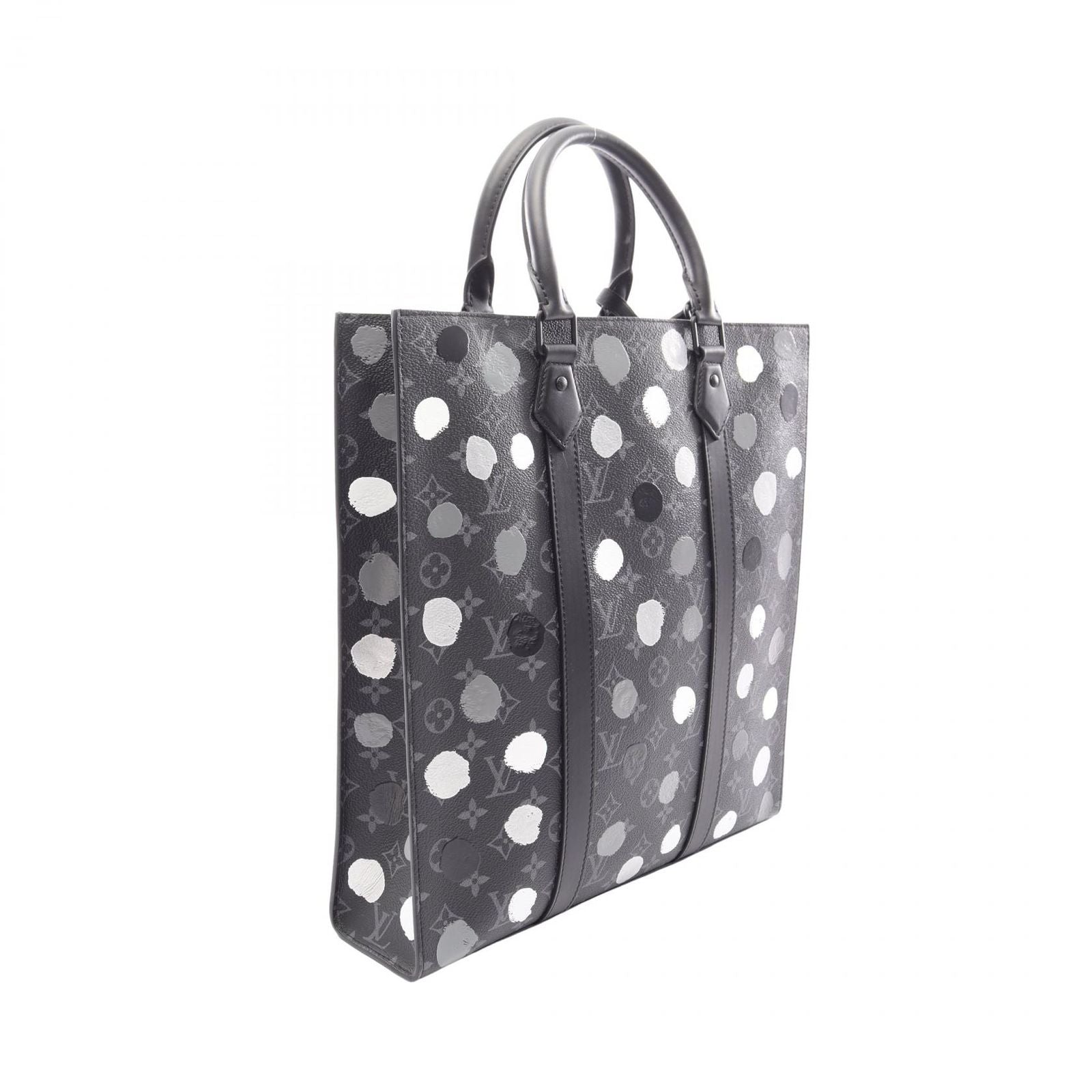 Louis Vuitton Tote Bag Yayoi Kusama 2-Way Canvas Leather LV Yk Sac Plat — view 2