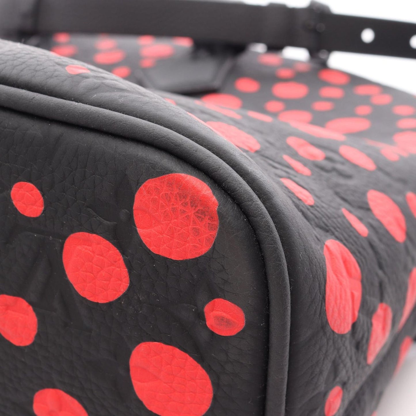 Louis Vuitton Boston Bag LV YK Lockit 2-Way Noir Red Leather — view 6