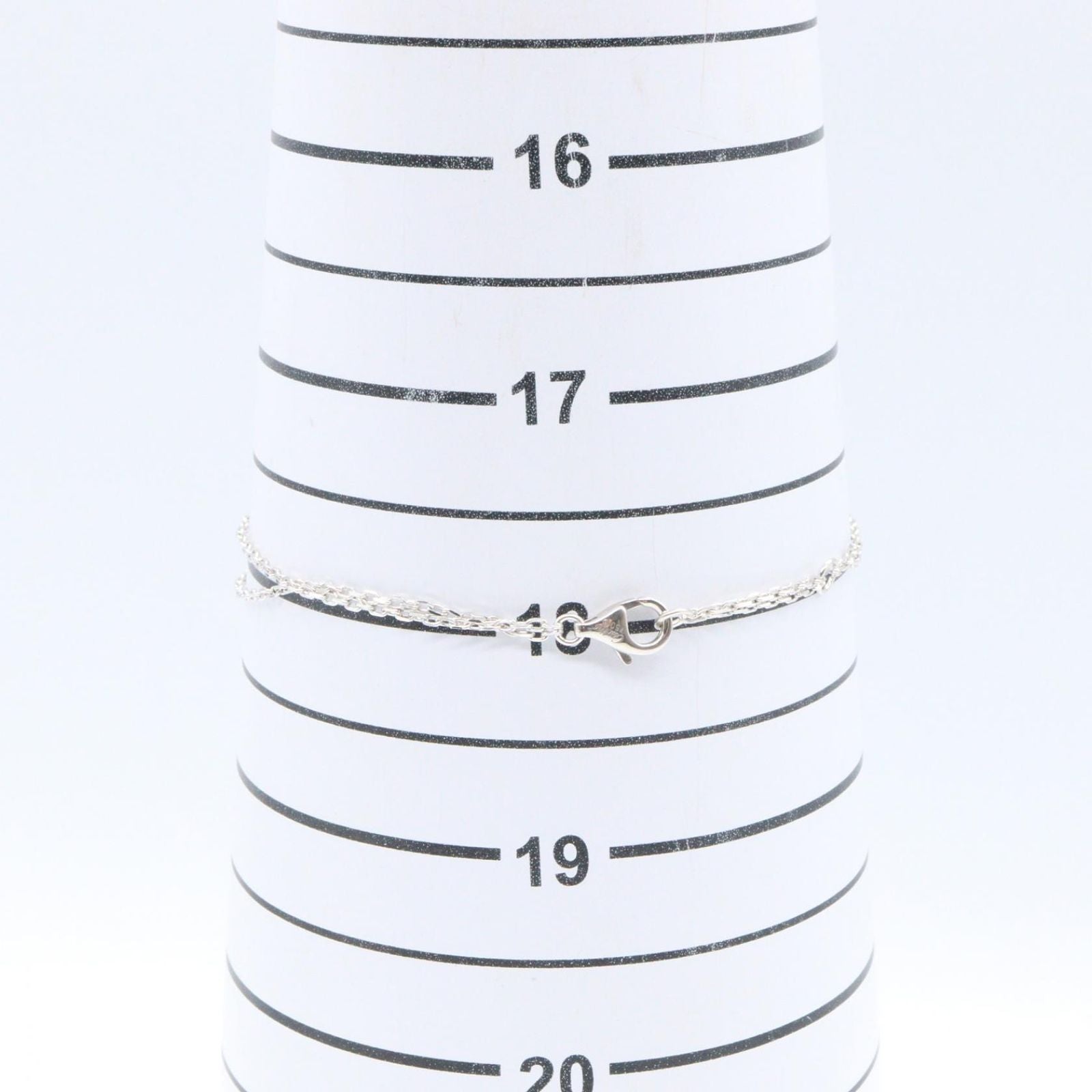 Cartier Bracelet Love Circle Diamond 16 18 cm 18k White Gold — view 7