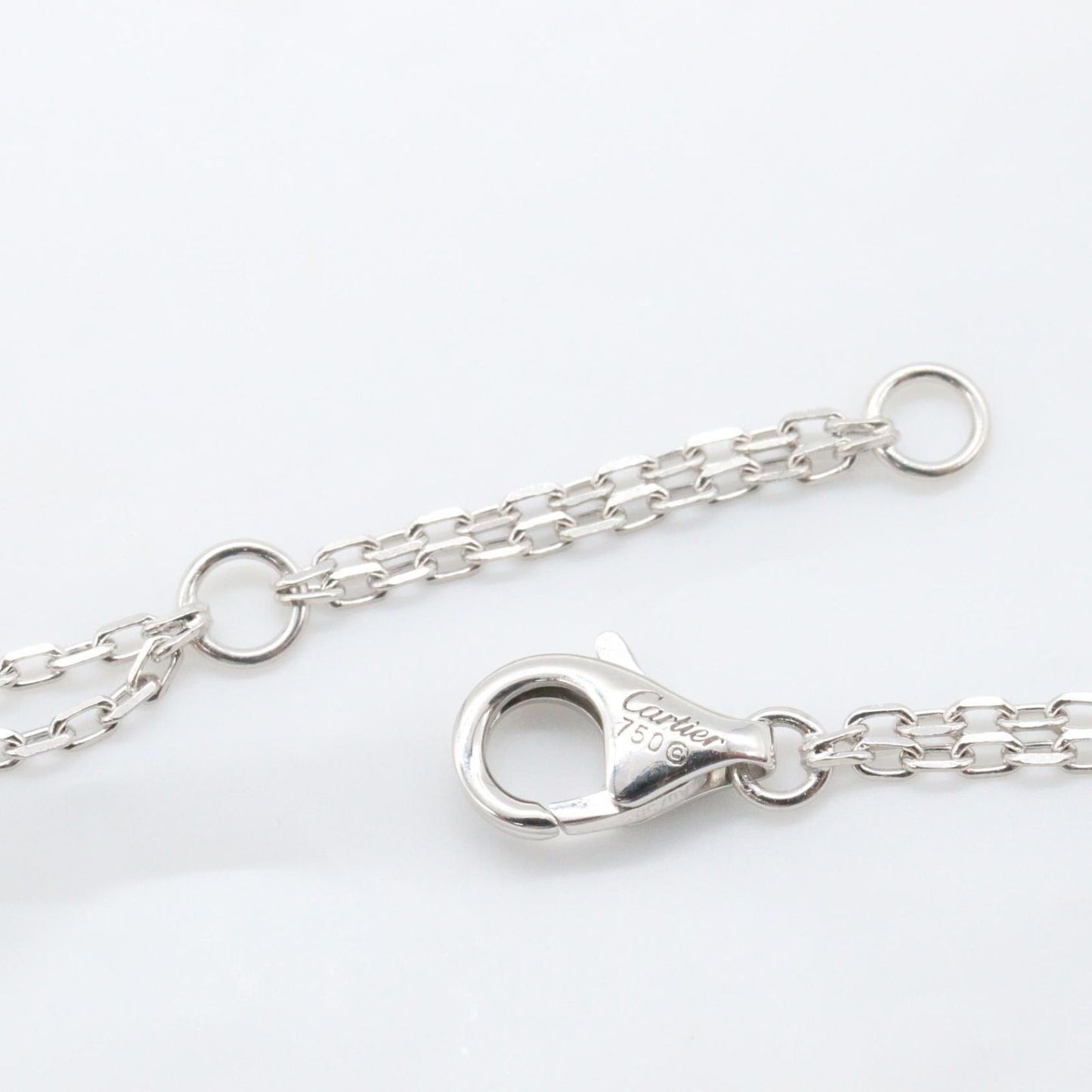 Cartier Bracelet Love Circle Diamond 16 18 cm 18k White Gold — view 5