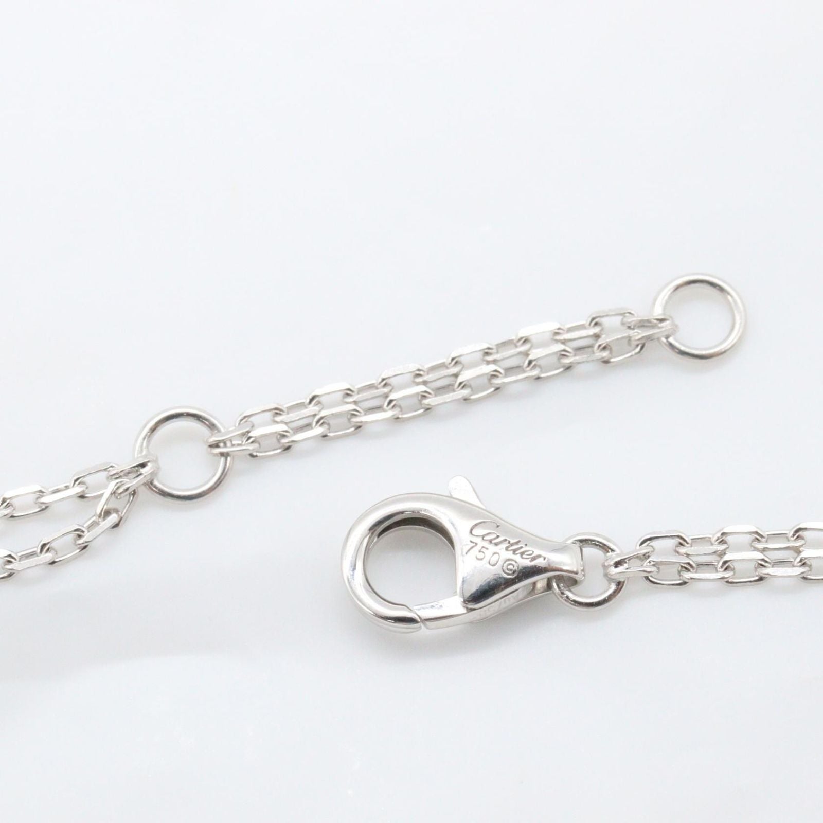 Cartier Bracelet Love Circle Diamond 16 18 cm 18k White Gold — view 5