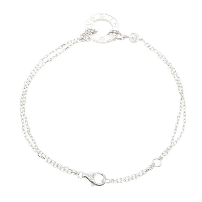 Cartier Bracelet Love Circle Diamond 16 18 cm 18k White Gold — view 2