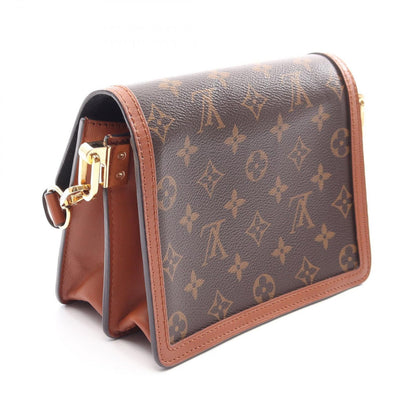 Louis Vuitton Shoulder Bag Dauphine Mini Canvas Leather — view 2