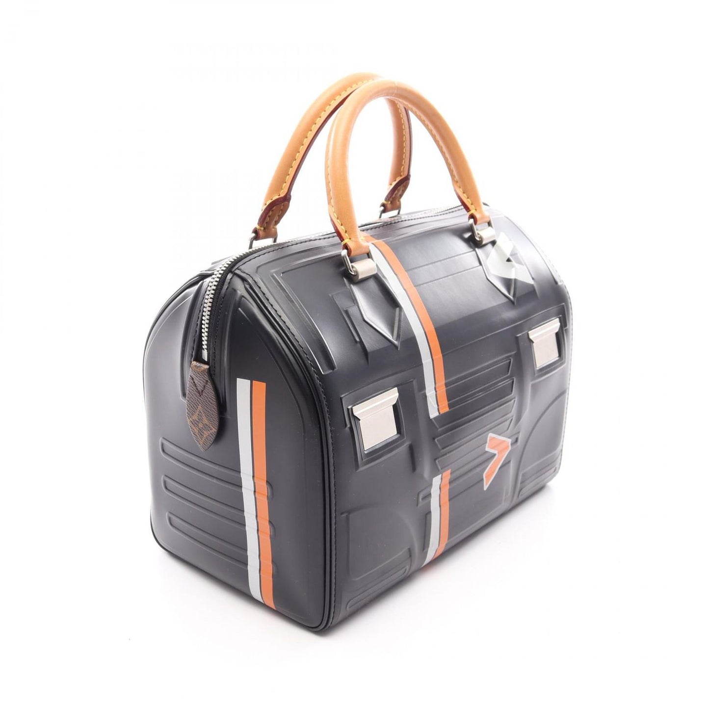 Louis Vuitton Handbag Speedy 25 Space Collection Noir Leather — view 2