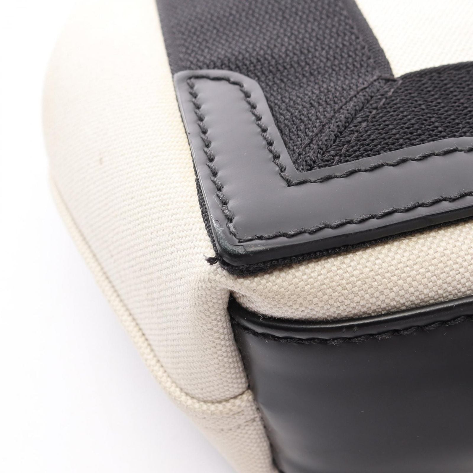 Balenciaga Handbag Navy Cabas XS Natural Black Canvas Leather — view 9