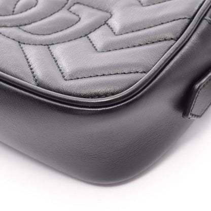 Gucci Shoulder Bag GG Marmont Quilted Black Leather — view 5
