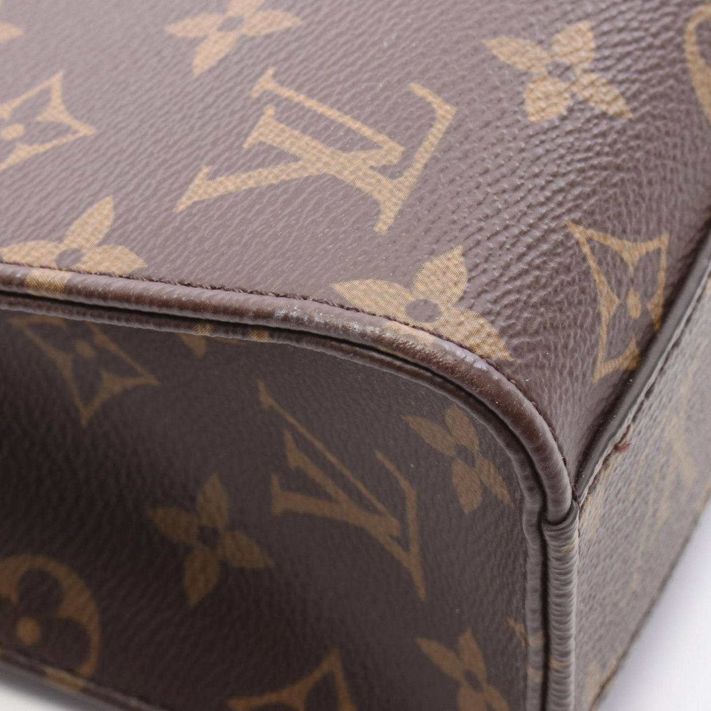 Louis Vuitton Handbag Sac Plat BB 2-Way Canvas Leather Sac Pla BB — view 8