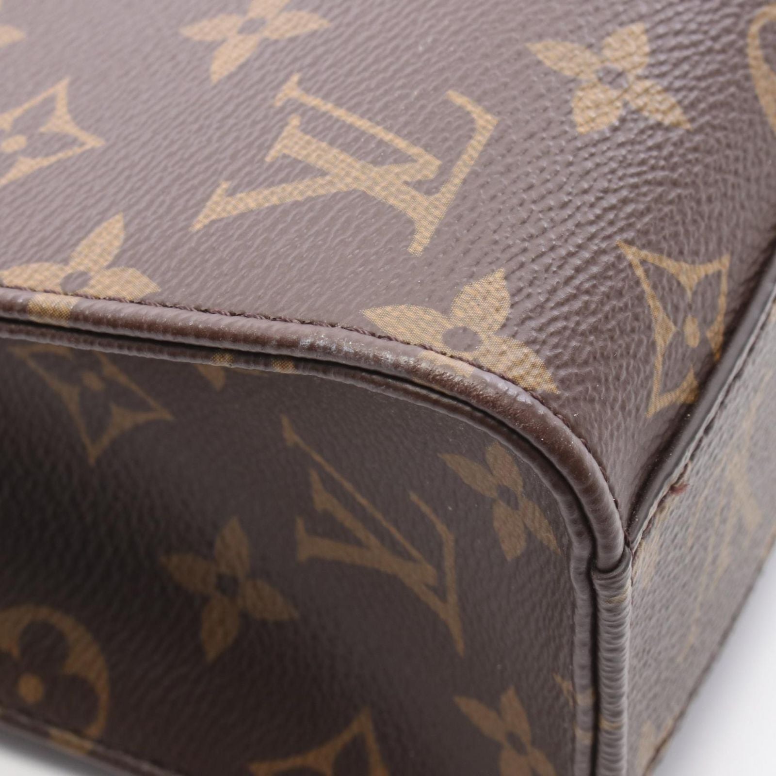 Louis Vuitton Handbag Sac Plat BB 2-Way Canvas Leather Sac Pla BB — view 8