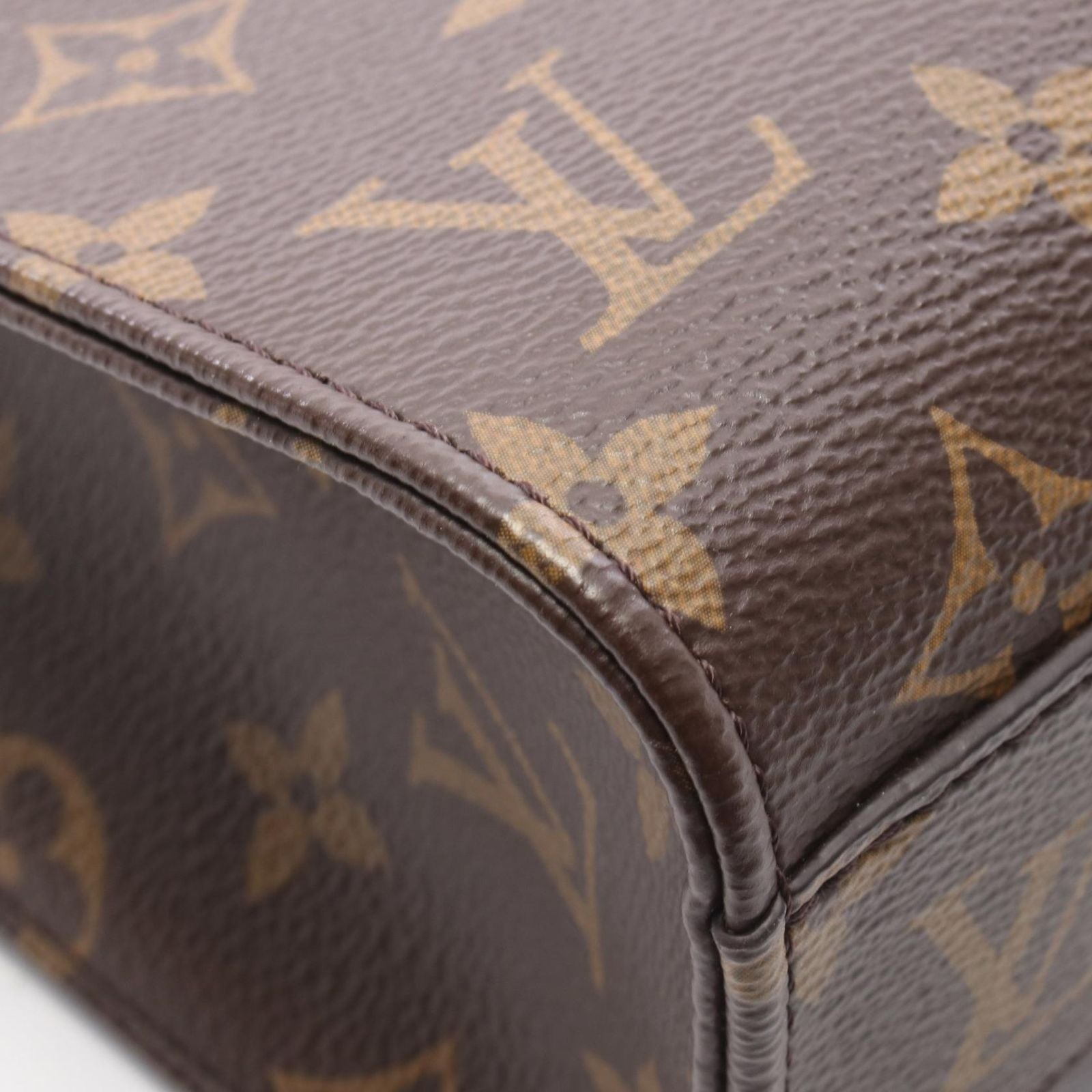 Louis Vuitton Handbag Sac Plat BB 2-Way Canvas Leather Sac Pla BB — view 9