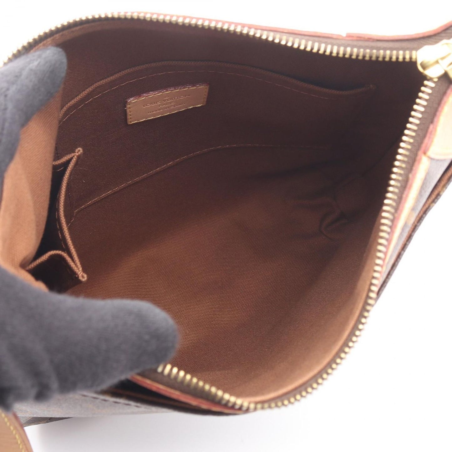 Louis Vuitton Shoulder Bag Odeon PM Canvas Leather — view 3