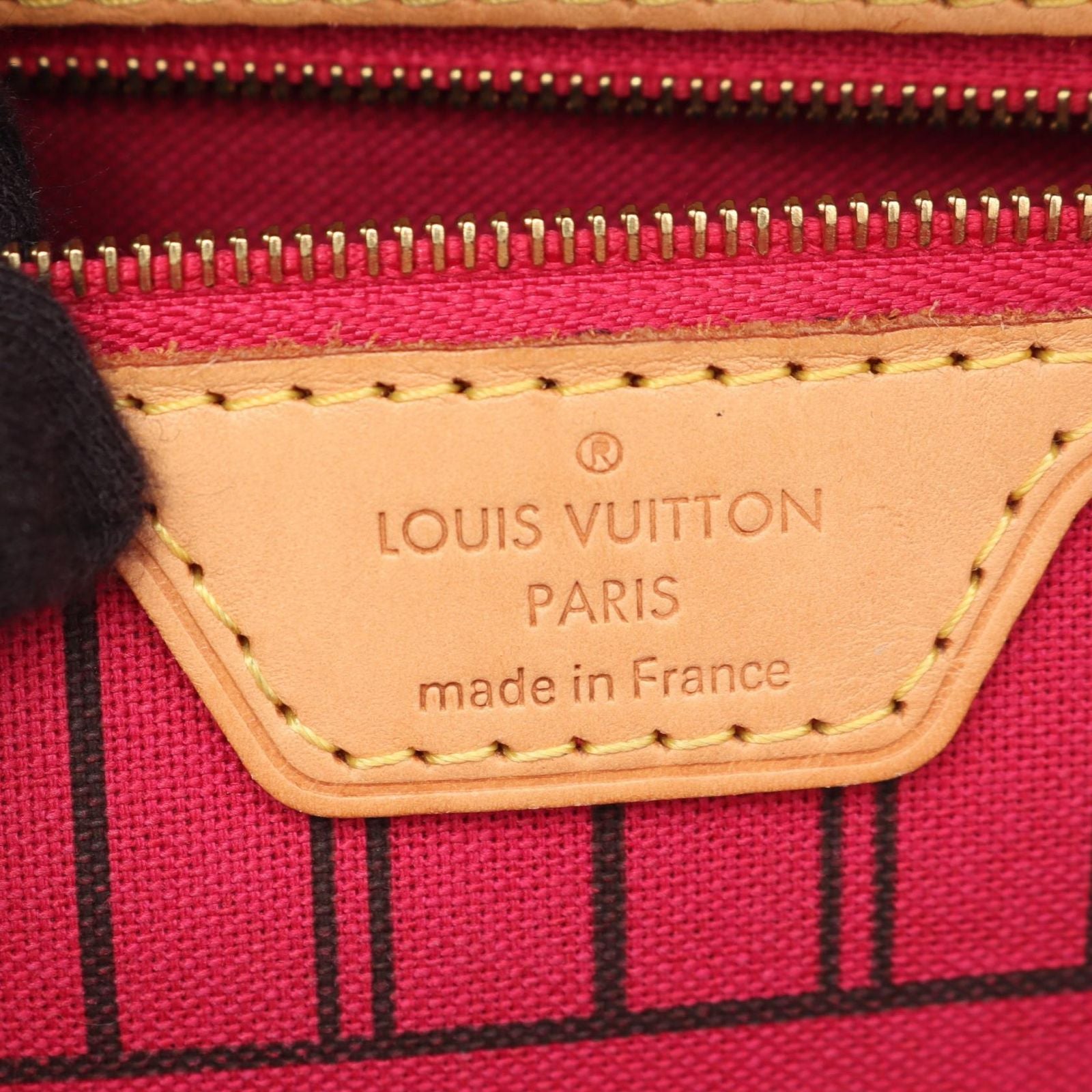 Louis Vuitton Tote Neverfull PM Pivoine Canvas Leather — view 4