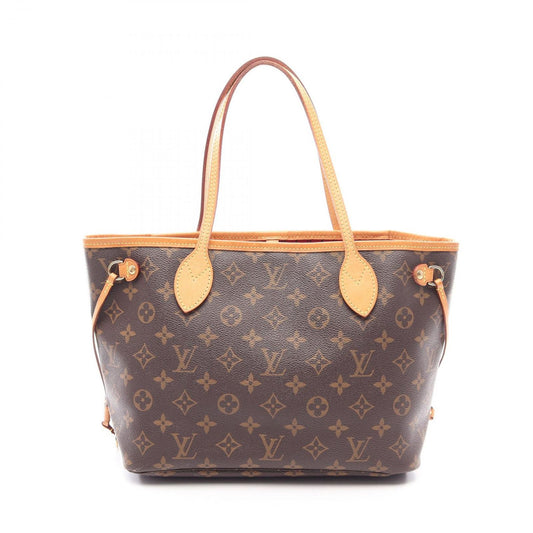 Louis Vuitton Tote Neverfull PM Pivoine Canvas Leather