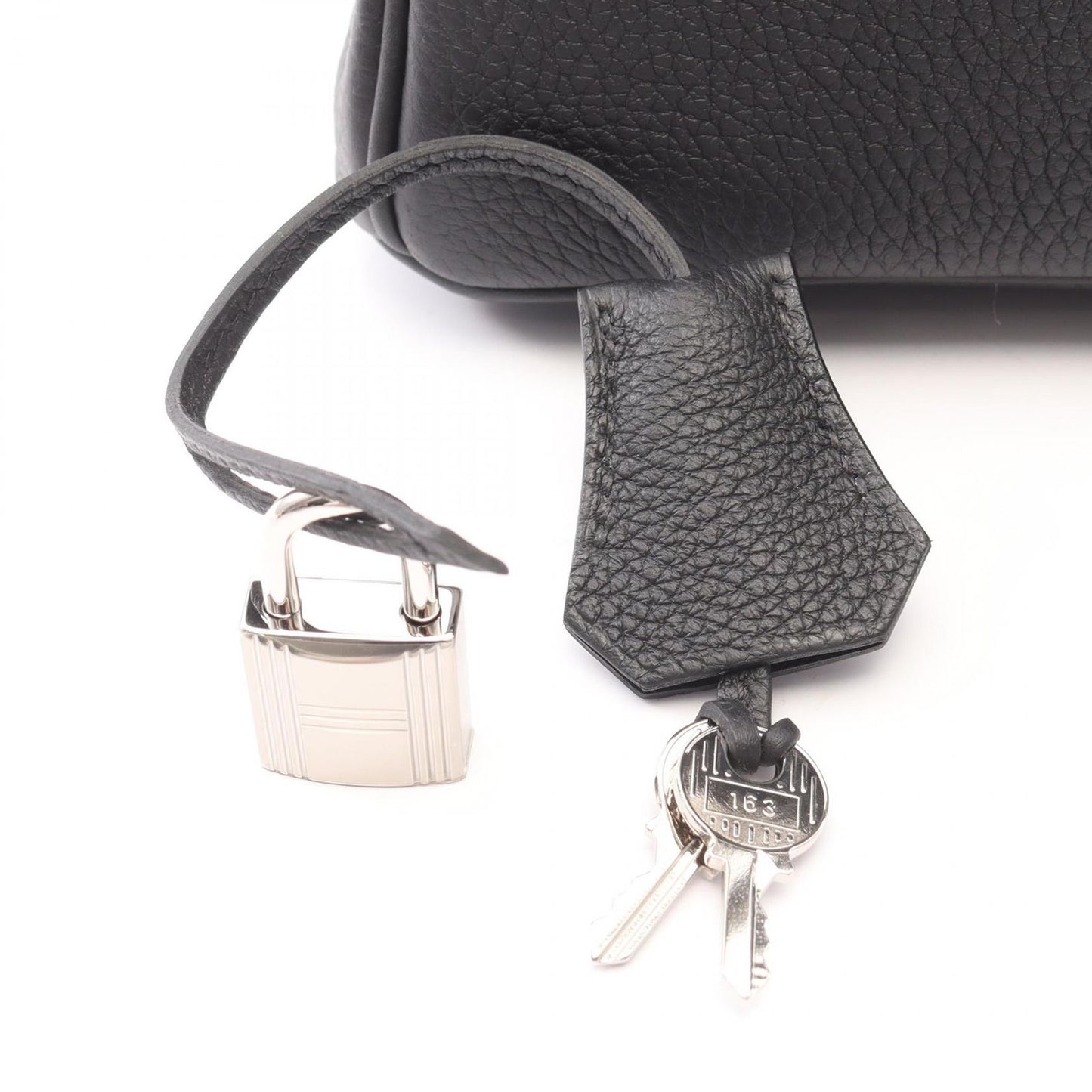 Hermes Handbag Birkin 25 Black Leather — view 5