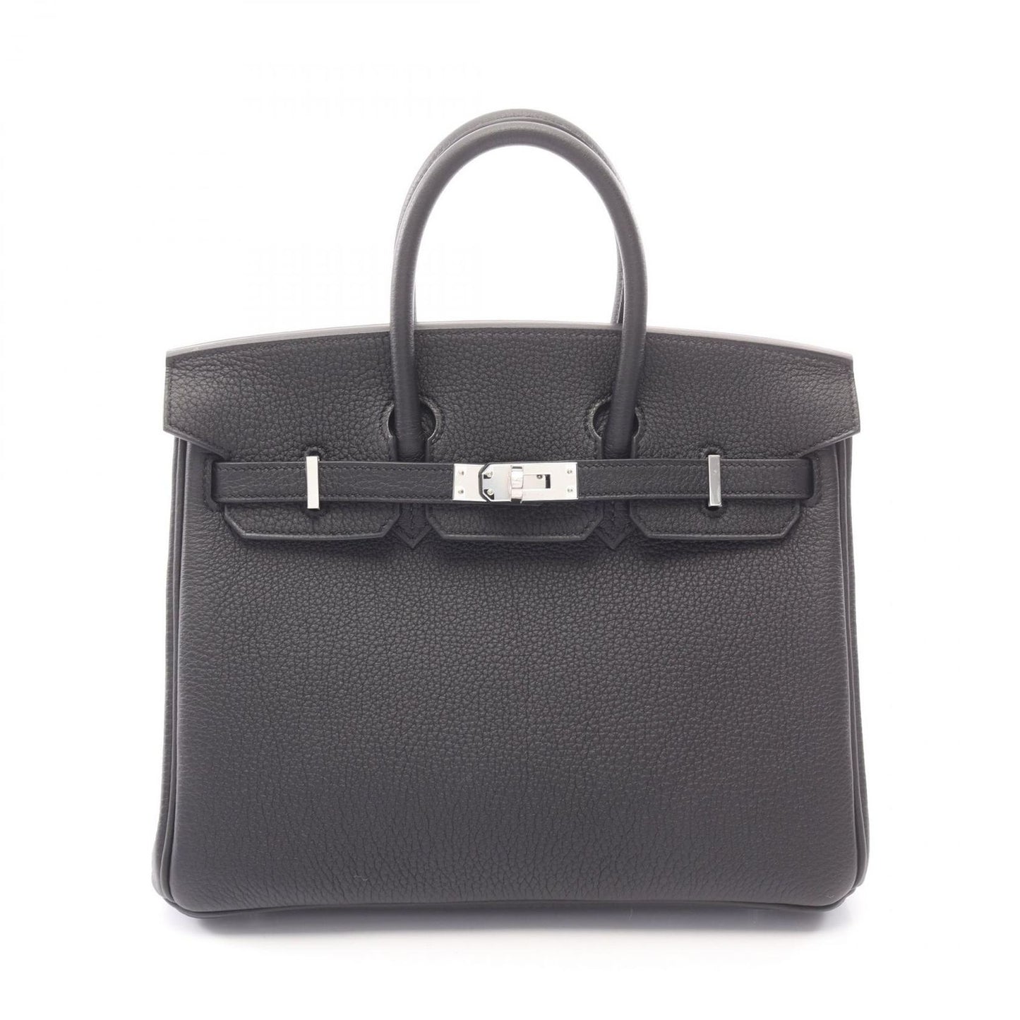 Hermes Handbag Birkin 25 Black Leather
