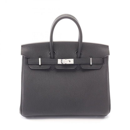 Hermes Handbag Birkin 25 Black Leather