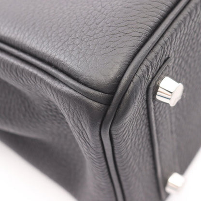 Hermes Handbag Birkin 25 Black Leather — view 6