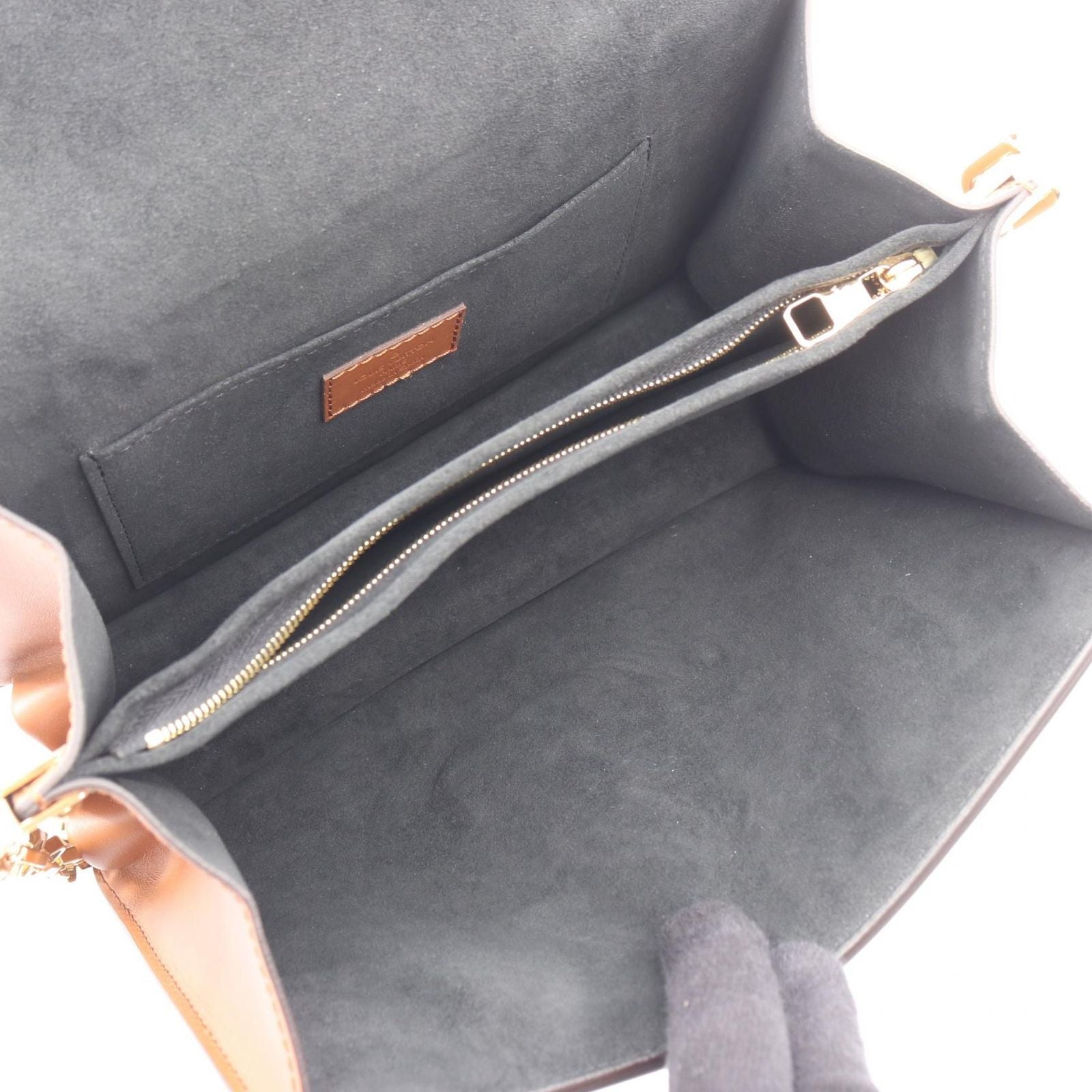 Louis Vuitton Shoulder Bag Dauphine MM Canvas Leather — view 3