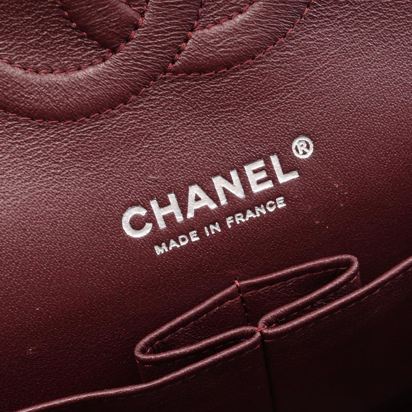 Chanel Shoulder Bag Quilted Double Flap Black Caviar Leather Chain — view 4