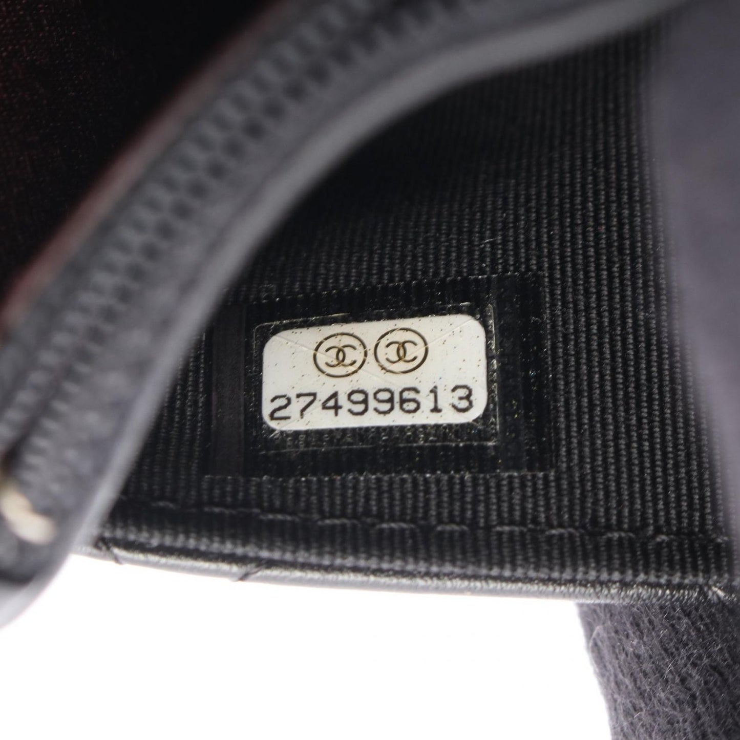 Chanel Shoulder Bag 2.55 Black Leather Quilted Chain Wallet — view 5